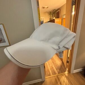 Lululemon White Cap with Logo